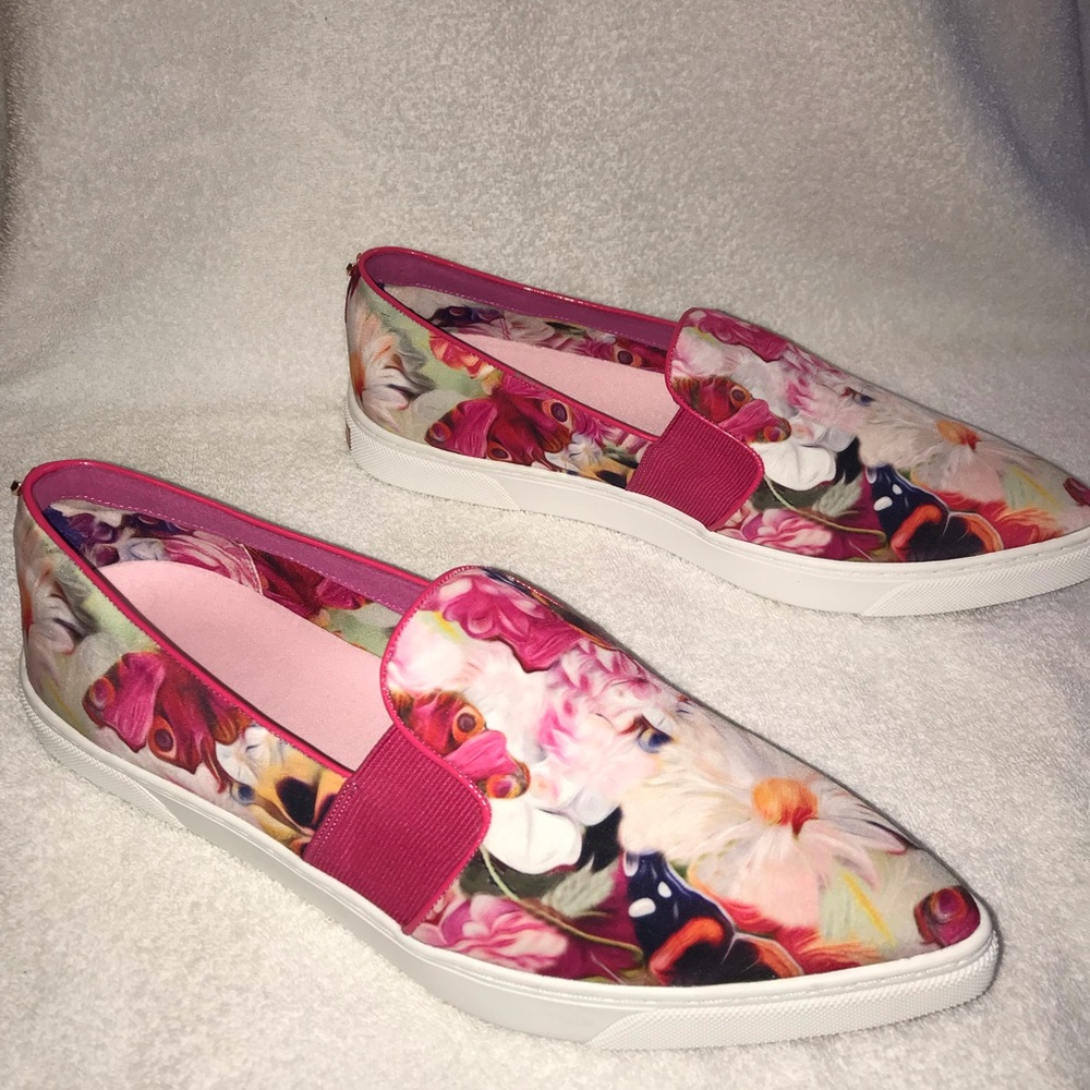 TED BAKER LONDON Point Toe Slip-On Sneakers